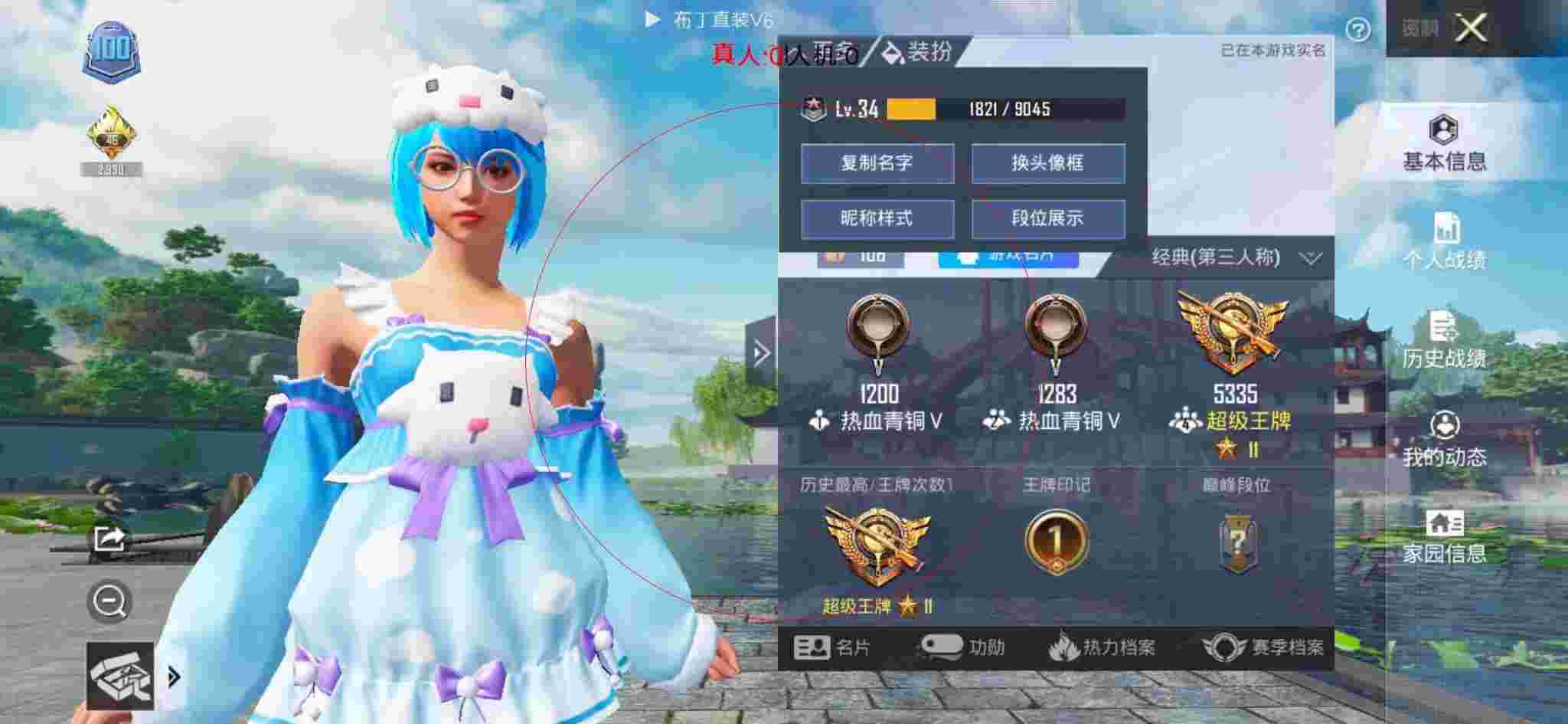 和平精英布丁直装透视 - 光遇小发卡发型辅助预览图